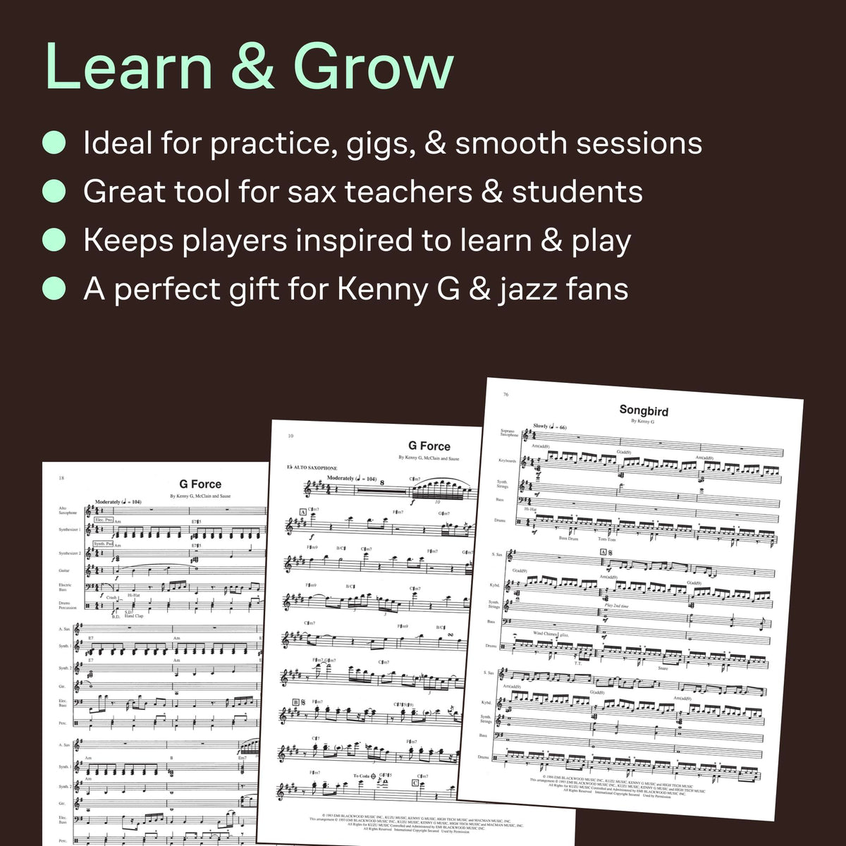 Saxophone Sheet Music Book X501739