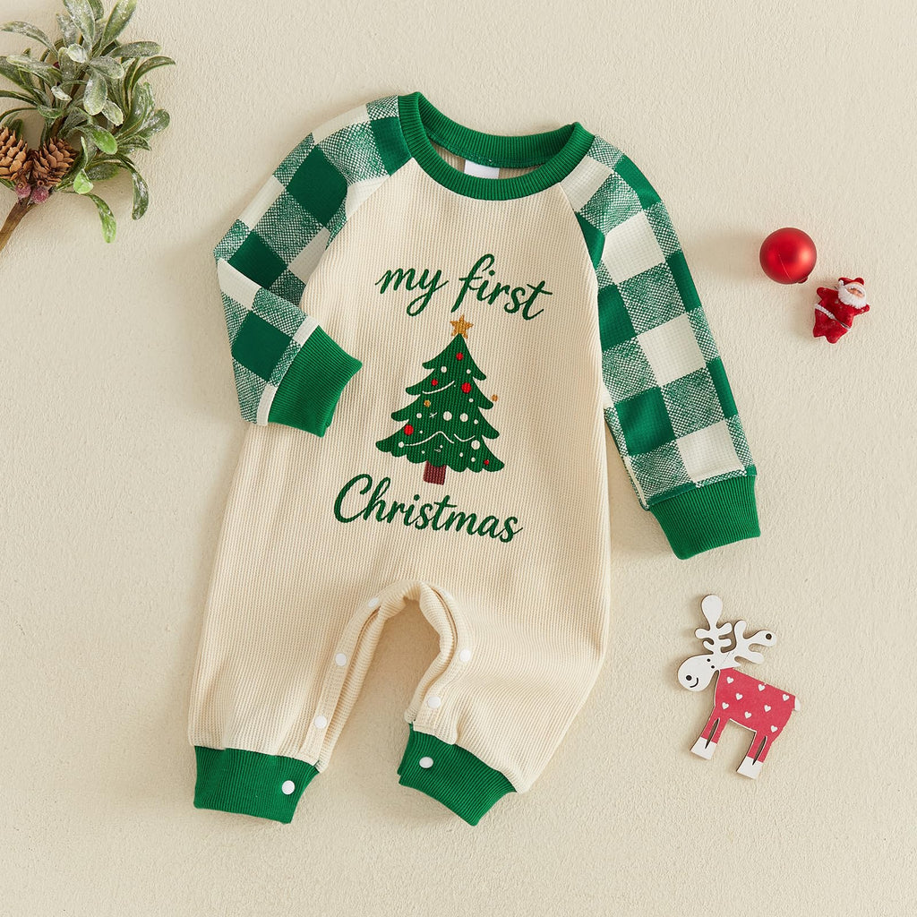 Newborn Baby Boy Fall Winter Romper Jumpsuit V2659