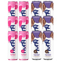 12 Pack Protein Milk Shake, Chocolate & Strawberry, 30g Protein, 11 Fl Oz V229837