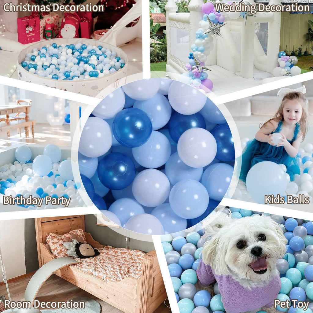 100 Balls Plastic Ball Pit Balls W7827