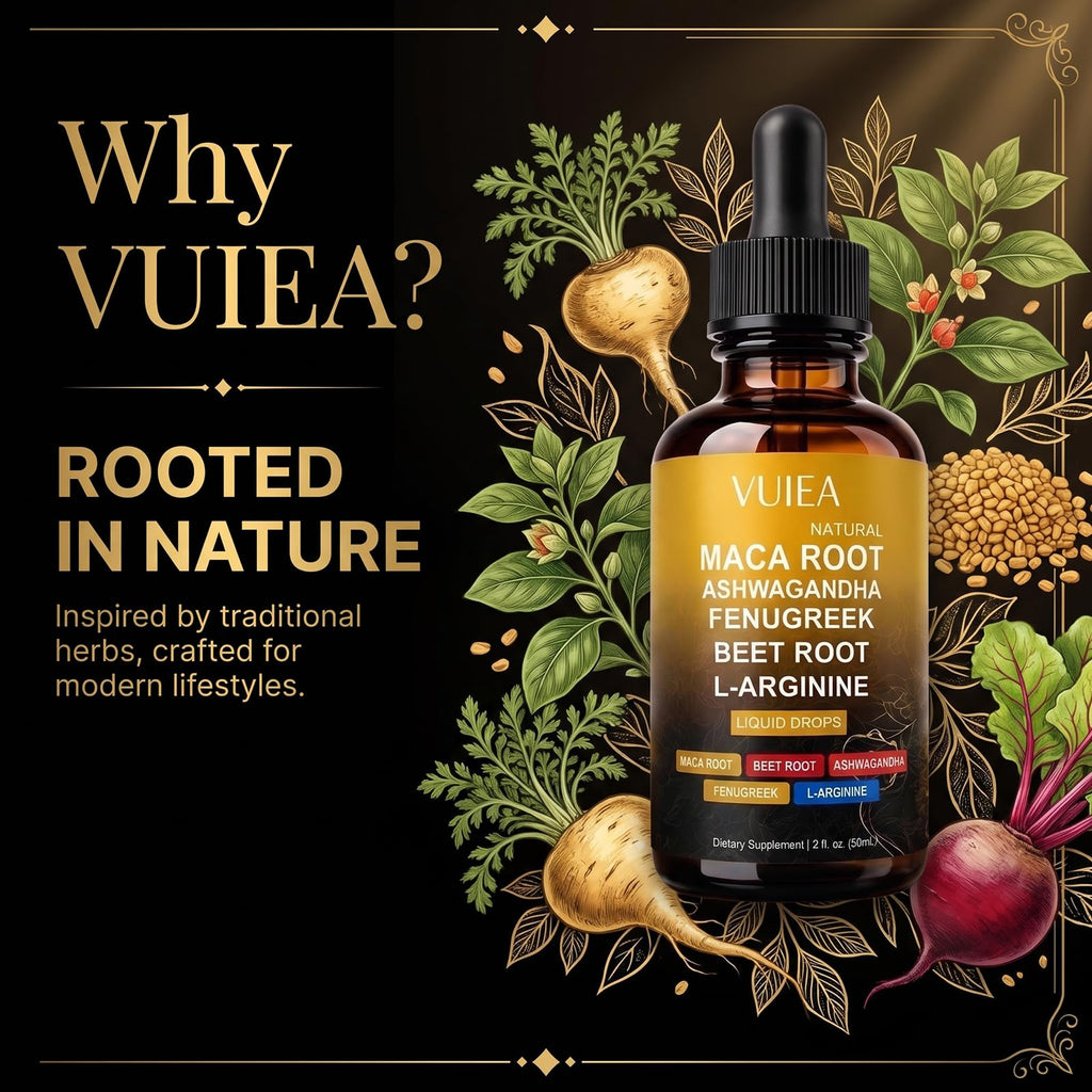 Liquid Maca Root Supplement with Ashwagandha, Fenugreek & Beet Root O9691