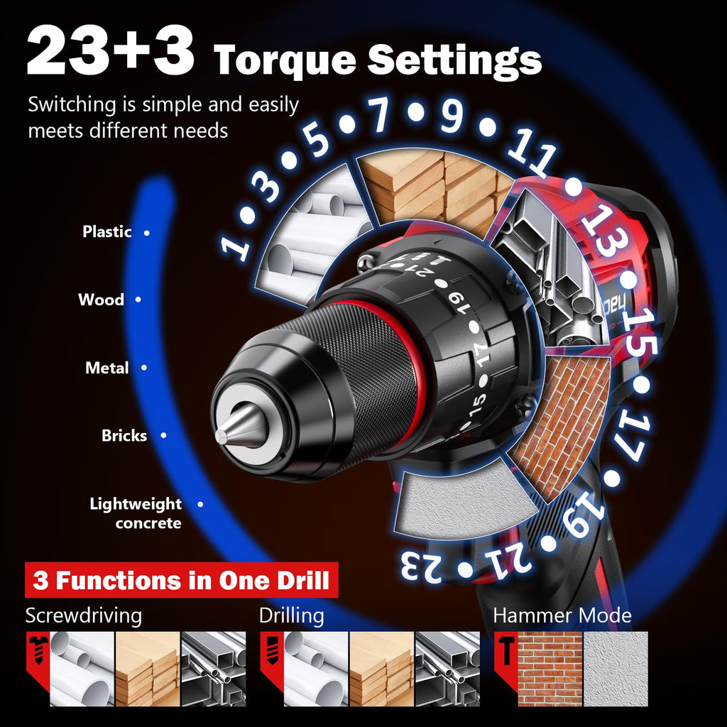 Brushless Cordless Drill Set U363466