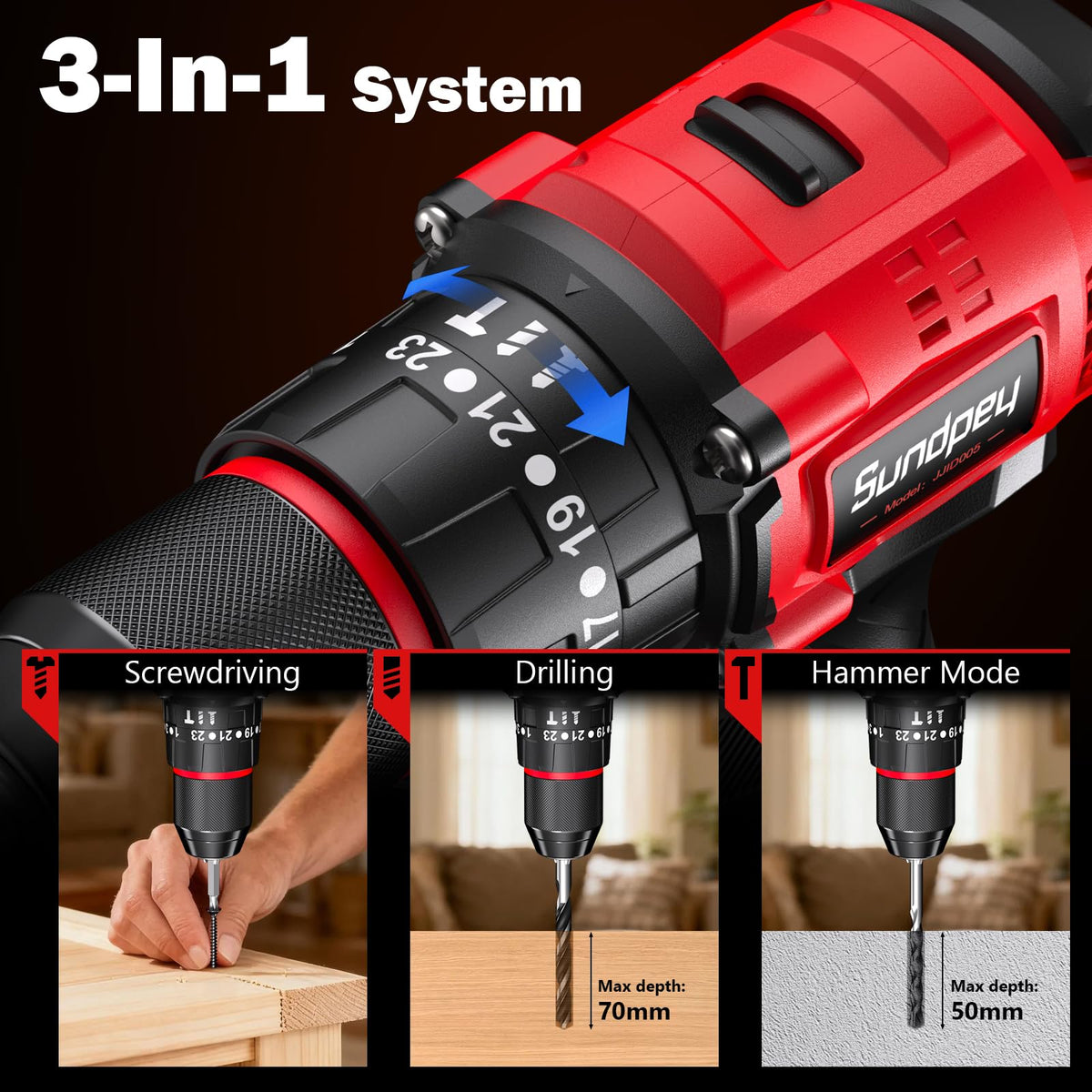 Brushless Cordless Drill Set U363466
