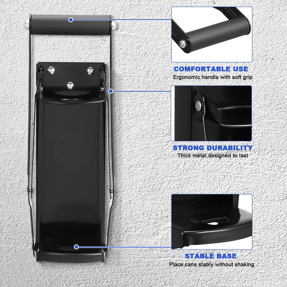 Stainless Steel Wall Mounted Can Crusher E989