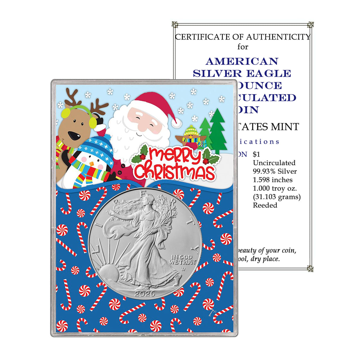 2026 U.S. Silver Eagle 1 oz Brilliant Uncirculated J1035