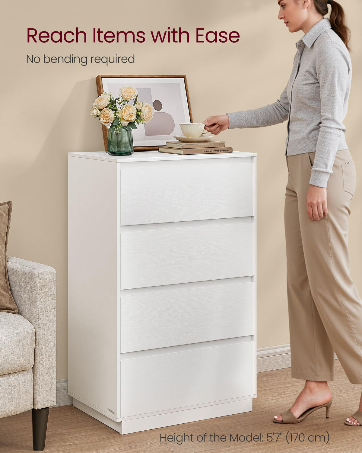 4-Drawer Dresser A659