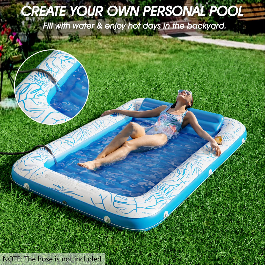 Inflatable Tanning Pool Lounger Float A8104