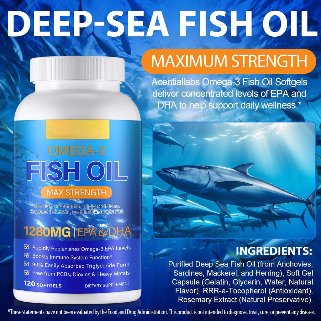 Fish Oil Omega 3 Softgels 120 Softgels C802172