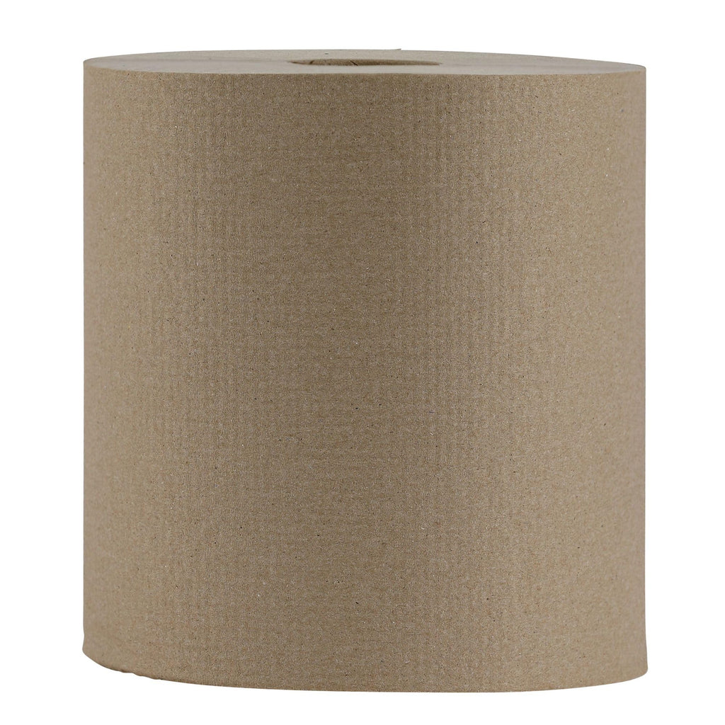 Hardwound Paper Towels, 6 Rolls, 1-Ply, 8" x 800 ft, Natural E999