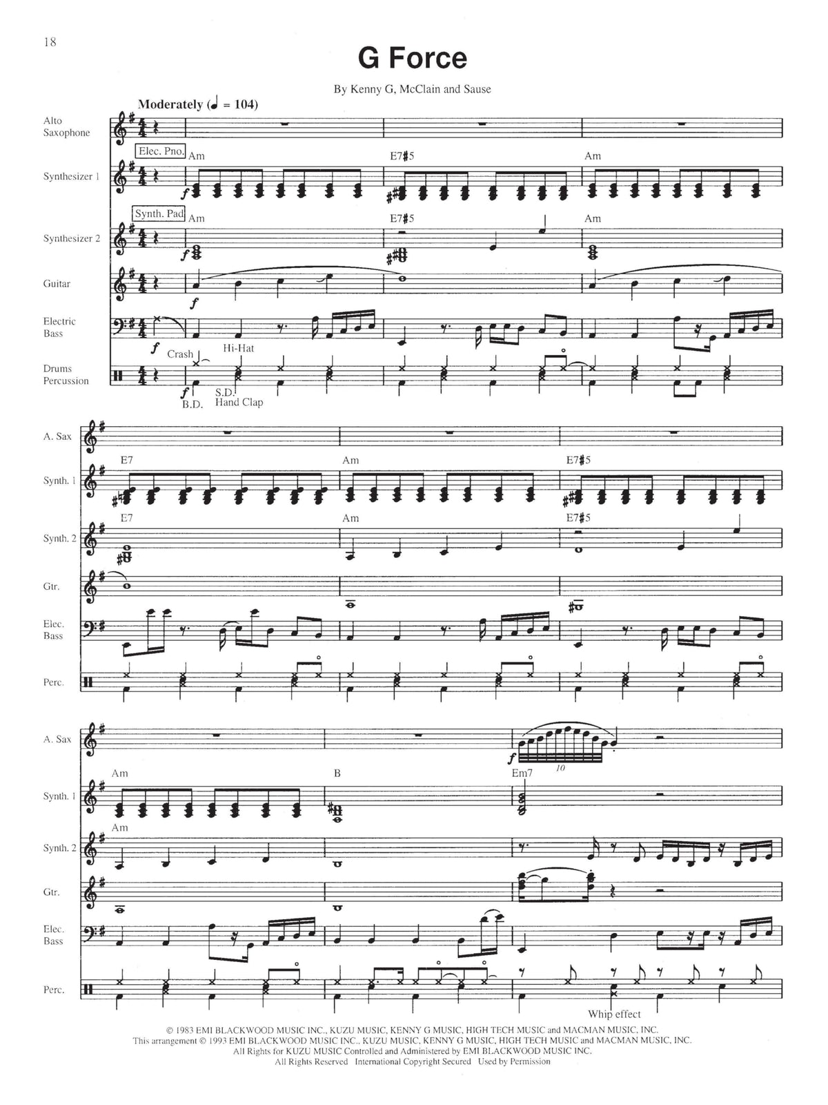Saxophone Sheet Music Book X501739