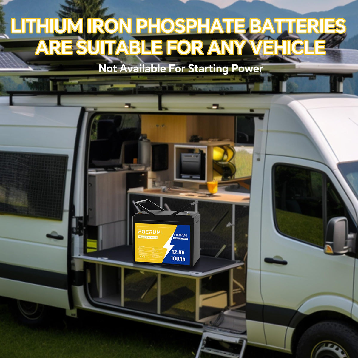 12V 100Ah LiFePO4 Battery N637