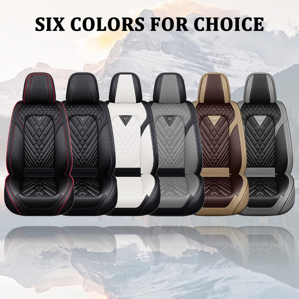 Waterproof Nappa Leather Full Set Car Seat Covers O97788