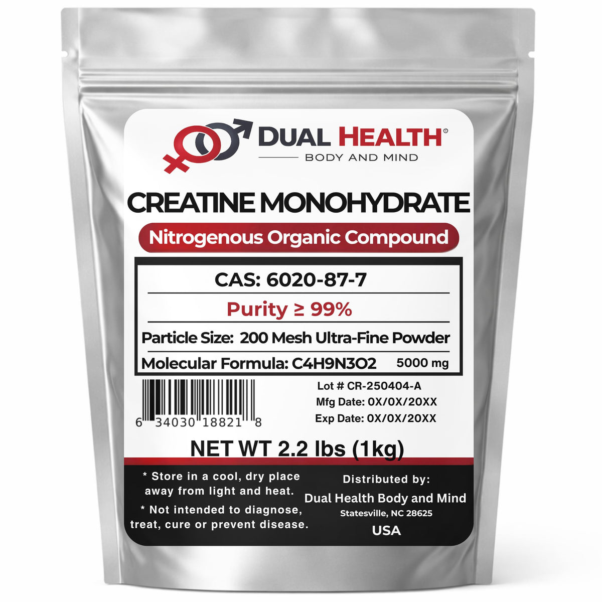 Pure Micronized Creatine Monohydrate Powder 1000 Grams N30302