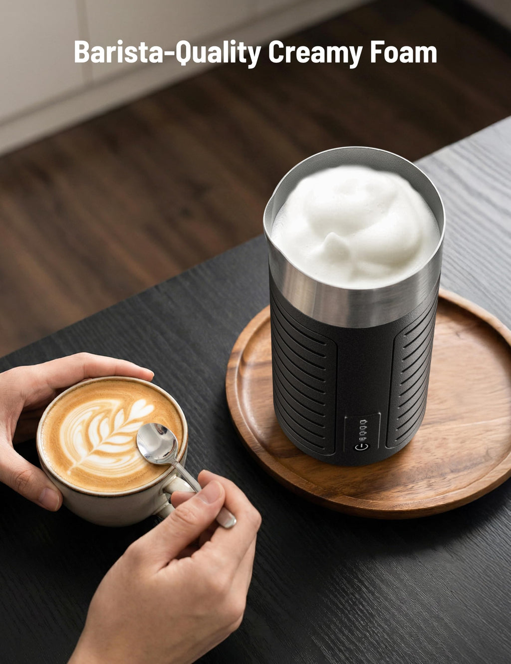 Waterproof Electric 4-in-1 Milk Frother W3114