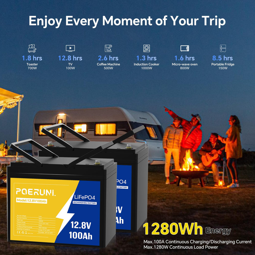 12V 100Ah LiFePO4 Battery N637