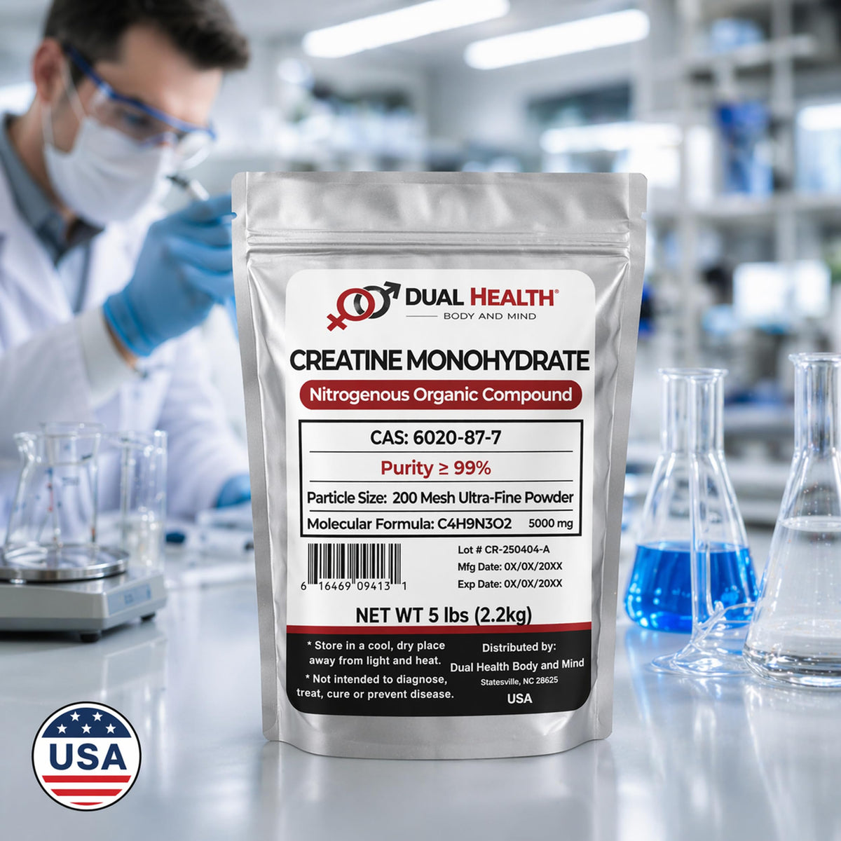Pure Micronized Creatine Monohydrate Powder 1000 Grams N30302