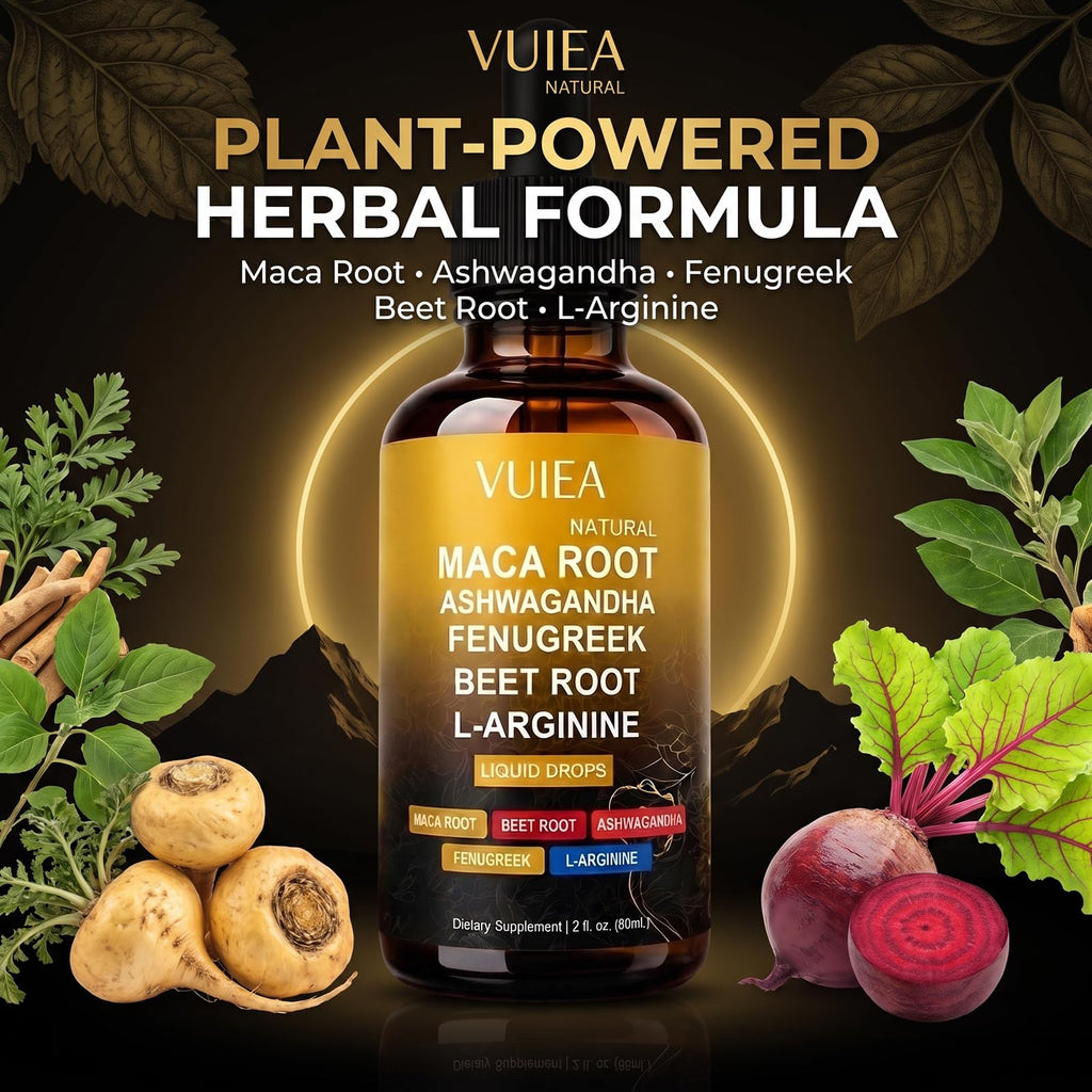 Liquid Maca Root Supplement with Ashwagandha, Fenugreek & Beet Root O9691