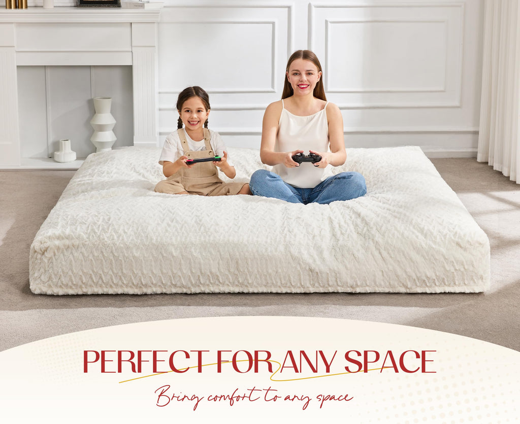 Bean Bag Chair Convertible 3 in 1 Washable Giant R6966