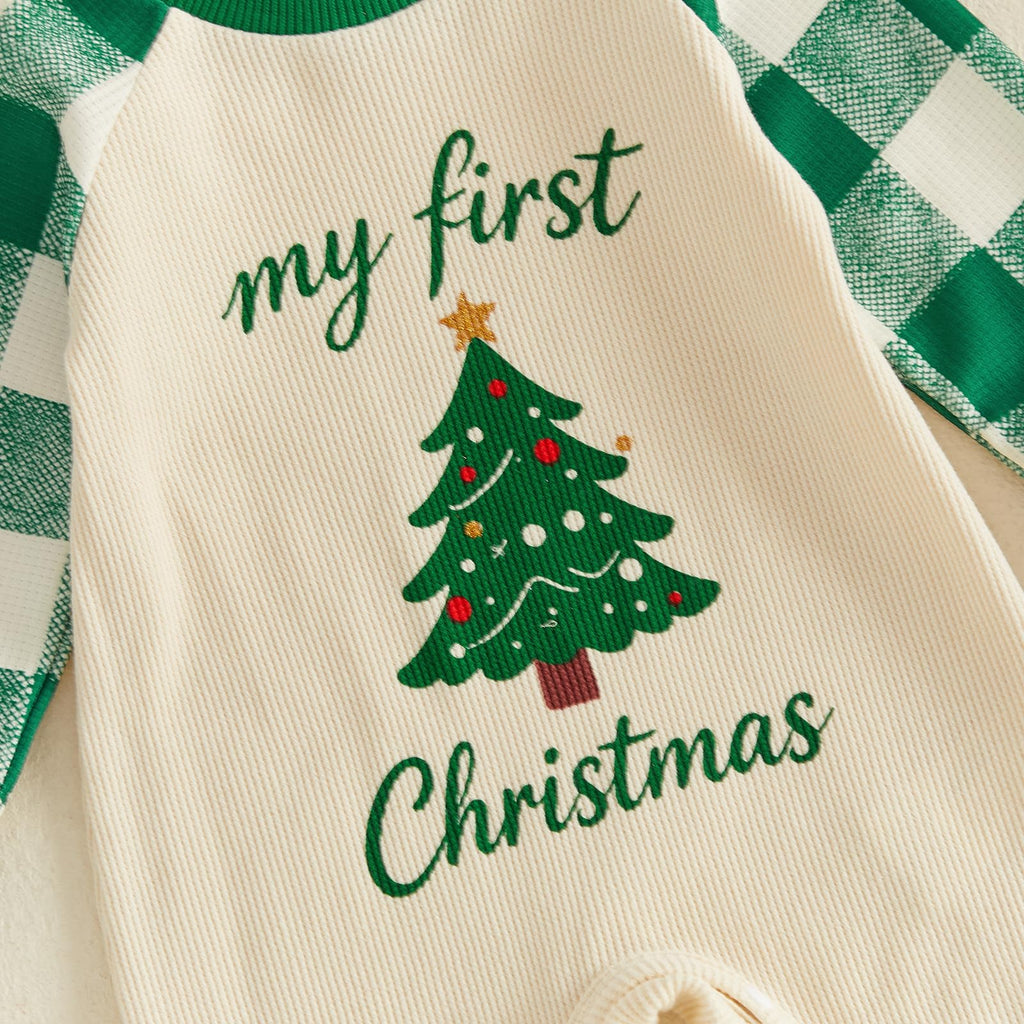 Newborn Baby Boy Fall Winter Romper Jumpsuit V2659