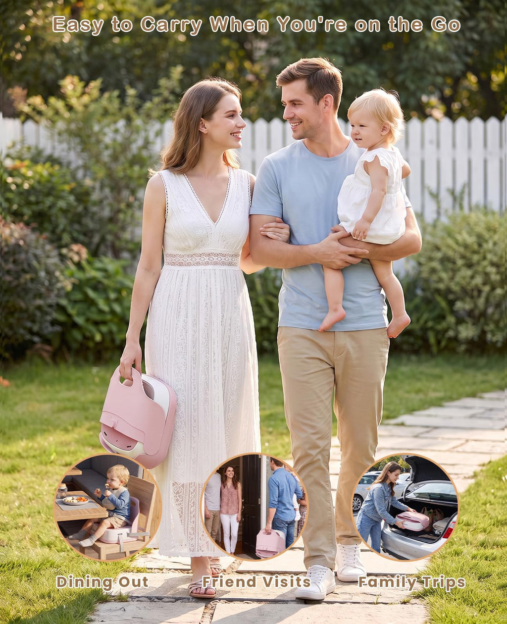 Pink Booster Seat J936