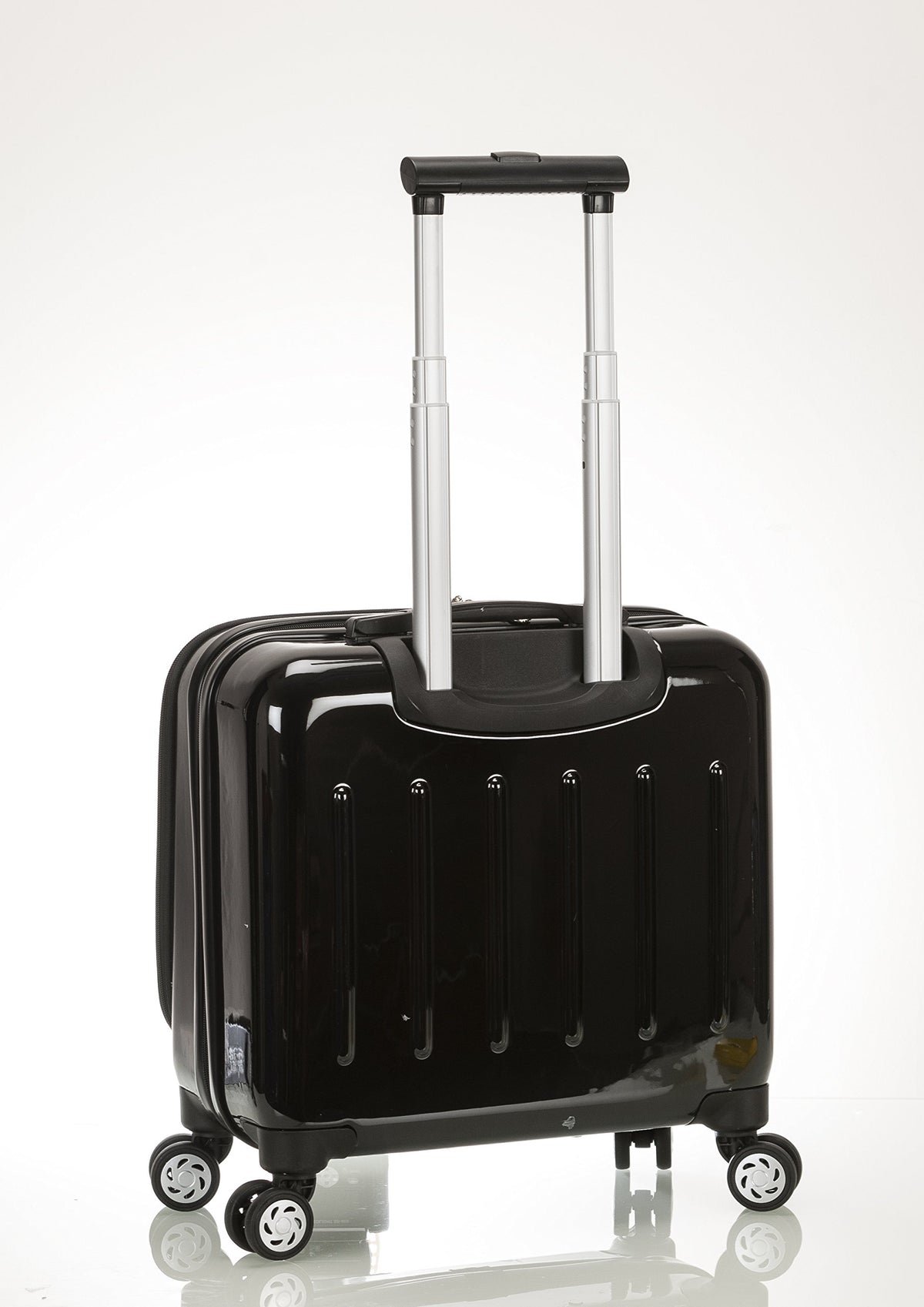 Hardside Rolling Computer Case, Carry-On, Black J223220