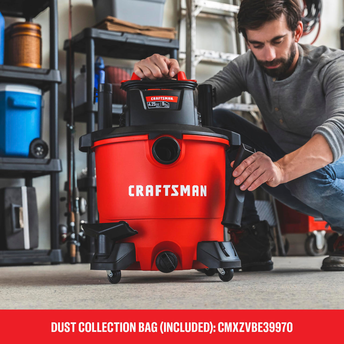 9 Gallon Wet Dry Shop Vacuum M9497
