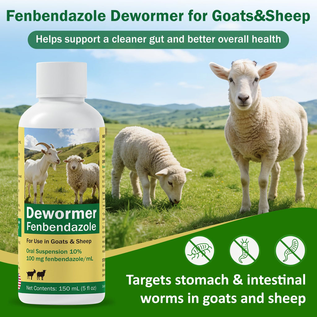 Fenbendazole Dewormer Liquid for Goat & Sheep R3784