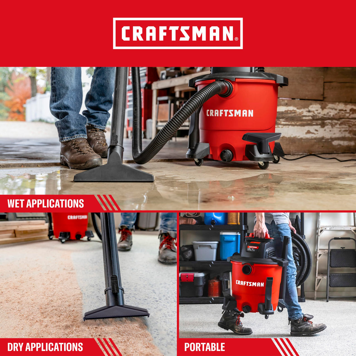 9 Gallon Wet Dry Shop Vacuum M9497