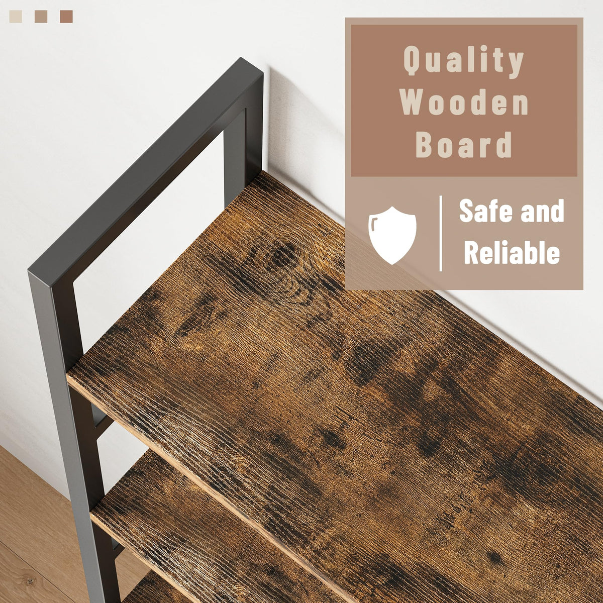 70x70 5 Tier Wooden Bookcase with 17 Open Shelf Z84737