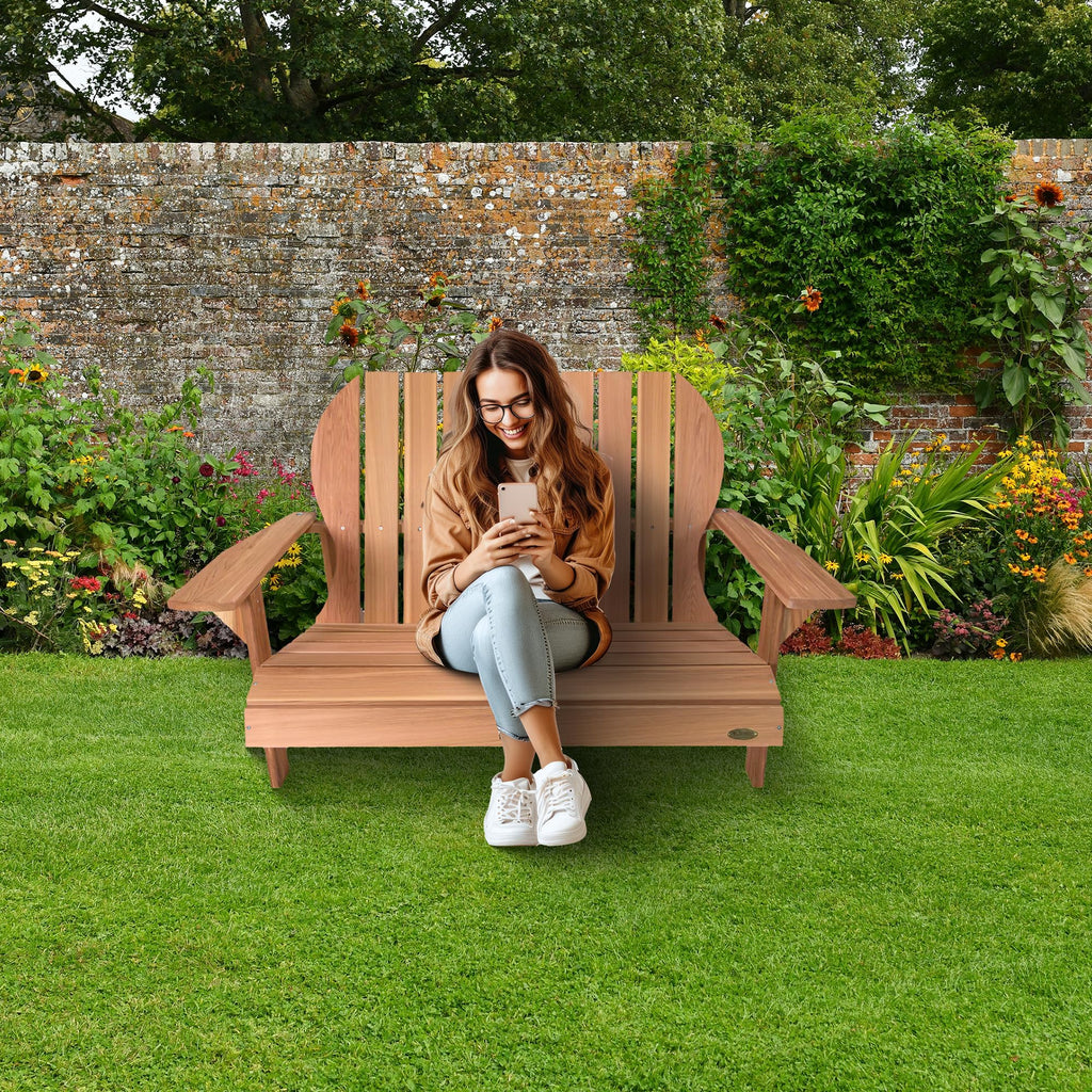 Adirondack Loveseat with Curved Armrests J974530